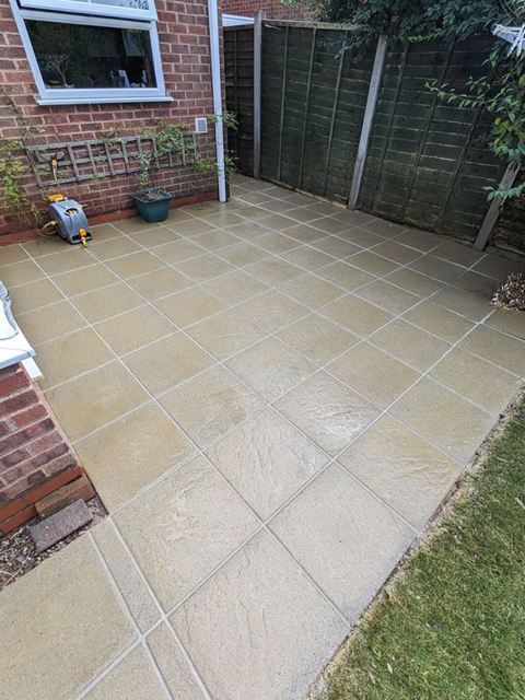 Patio After Cleaning